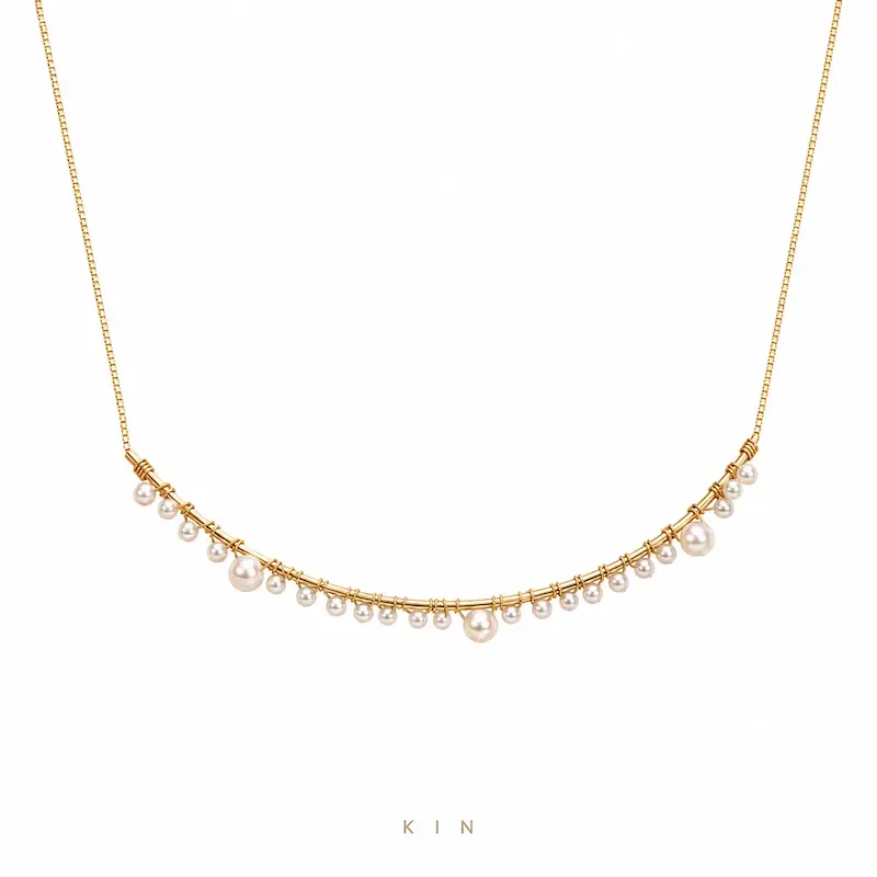 گردنبند طلای KIN مدل MRV06