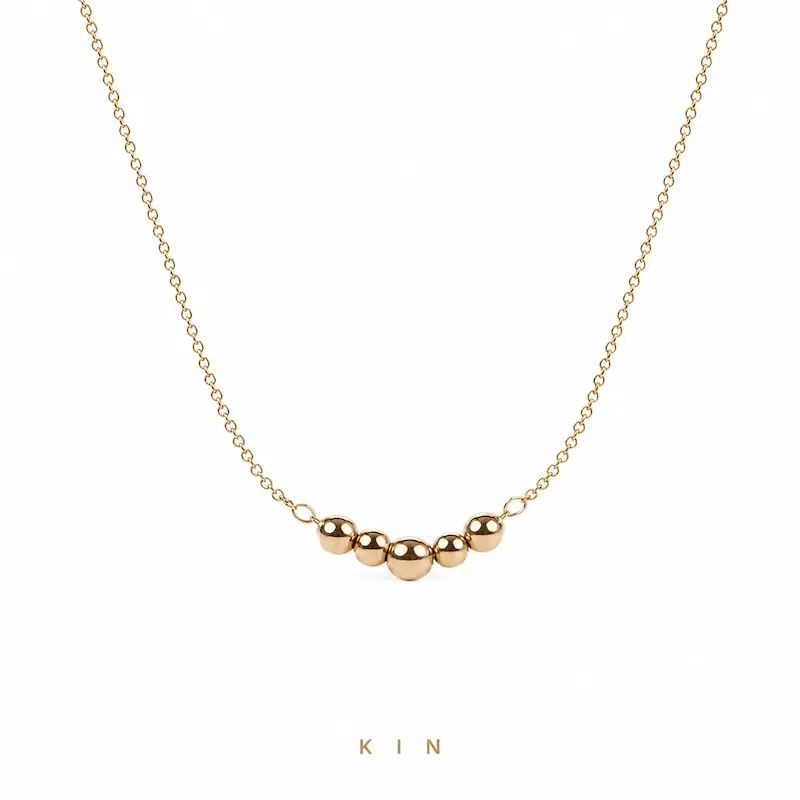 گردنبند طلای KIN مدل DOT28
