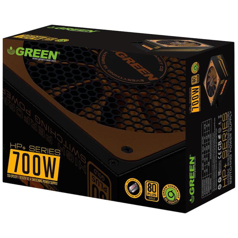 پاور 700 وات گرین مدل Green GP700B-HP Plus 700W (استوک)