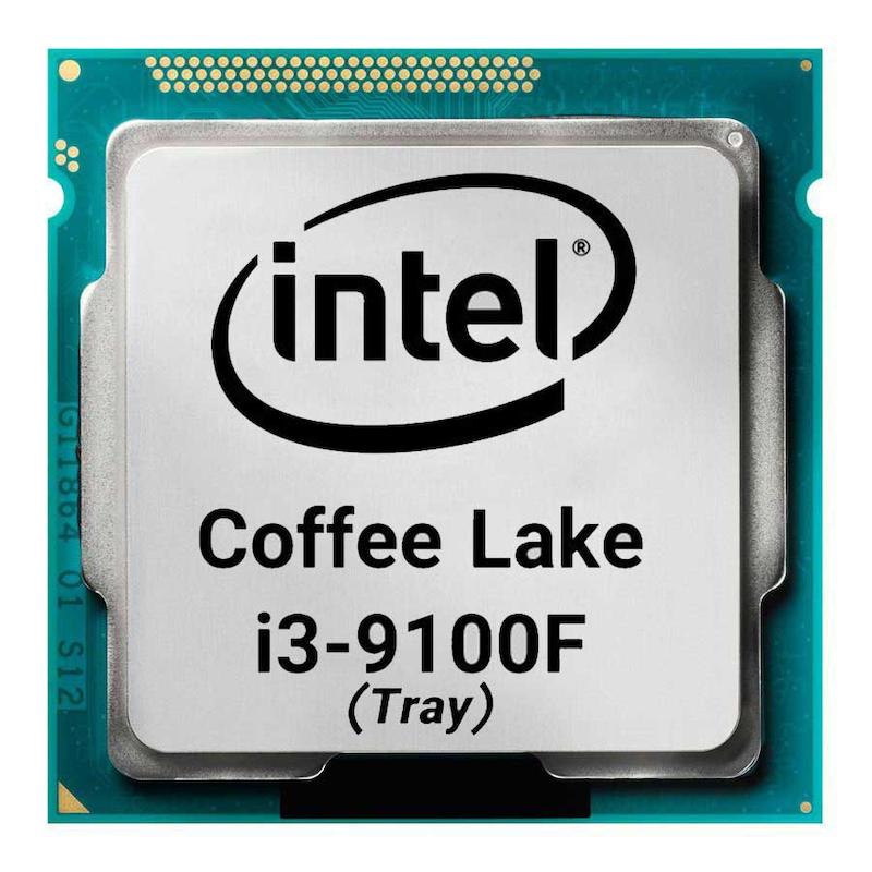 پردازنده کامپیوتر اینتل مدل Core i3-9100F Tray (استوک)