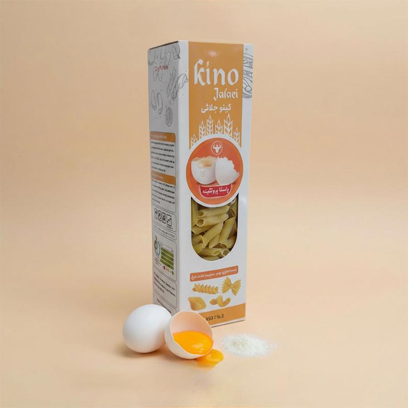 پاستا پروتئینی 350 گرمی کینو مخصوص ورزشکاران با پروتئین بالا 