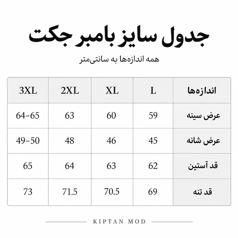 بامبر جکت مردانه