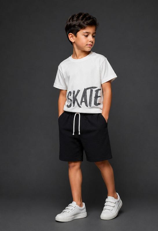 تیشرت و شلوارک SkATE کد ۲۳۳