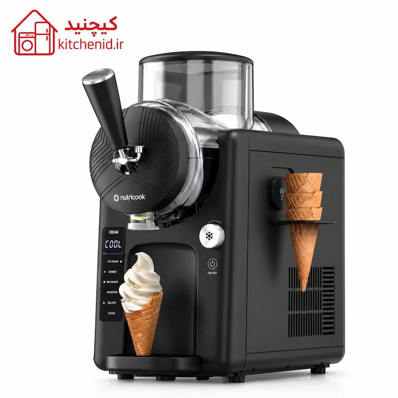 بستنی‌ساز و اسلاش‌ساز نوتریکوک مدل FRS330 ظرفیت ۱.۸ لیتر | Nutricook Frost