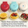 وافل ساز مینی نوتریکوک مدل WM100 | Nutricook Mini Waffle Maker