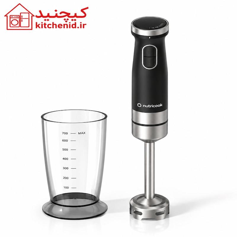 گوشتکوب برقی نوتریکوک مدل HB150 ظرفیت ۱۲۰۰ وات | Nutricook Hand Blender