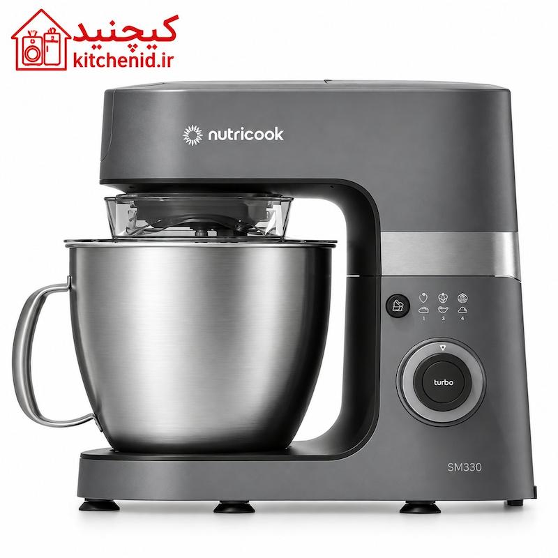 همزن کاسهدار نوتریکوک مدل SM330 ظرفیت ۶.۳ لیتر | Nutricook Stand Mixer