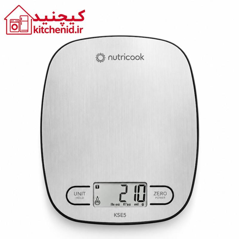 ترازو آشپزخانه دیجیتال نوتریکوک مدل KSE5 ظرفیت ۵ کیلوگرم | Nutricook Eko
