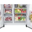 یخچال فریزر ساید بای ساید ال جی مدل J257 ظرفیت ۳۰ فوت | ۶۷۴ لیتر | GC-J257SMSV