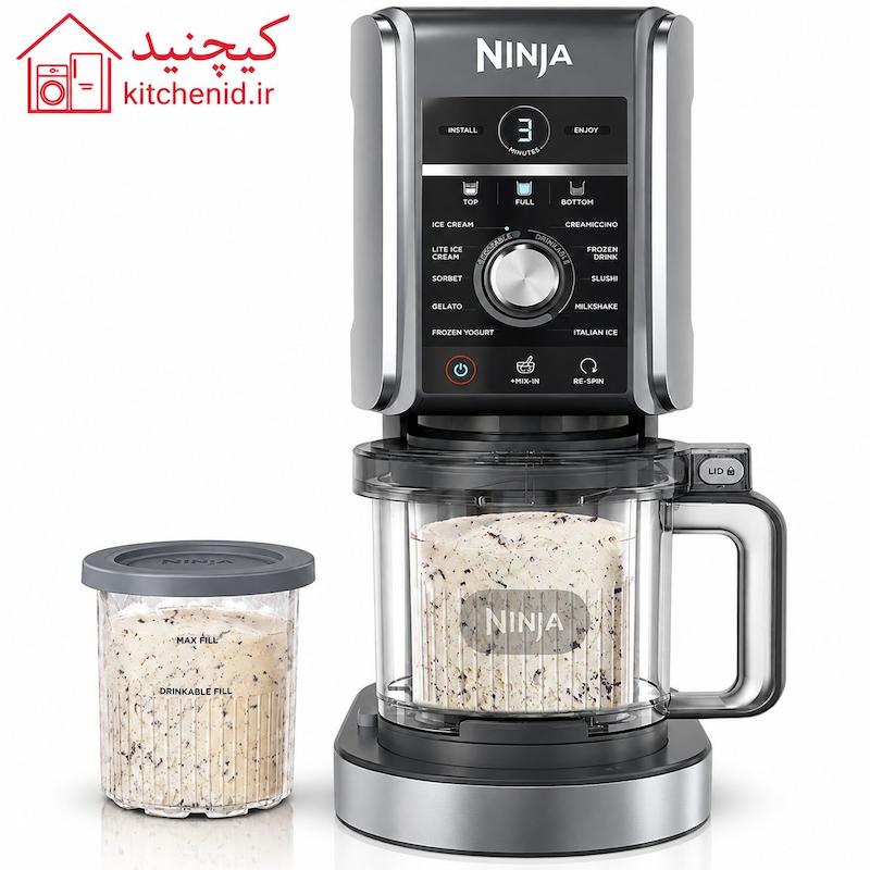 بستنی‌ساز نینجا مدل NC501UK | CREAMi Deluxe 10-in-1