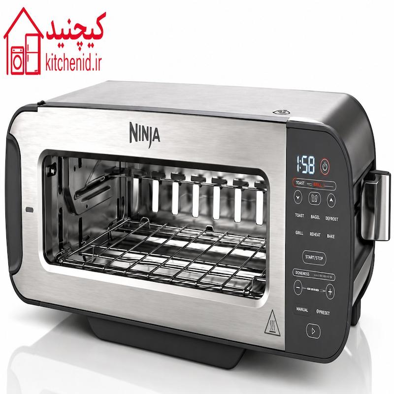 توستر، گریل و پانینی‌ساز ۳ کاره نینجا مدل ST202UK | Ninja Foodi