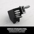 سرویس چاقو نینجا مدل 62006 | ست ۶ پارچه StaySharp با تیزکن داخلی
