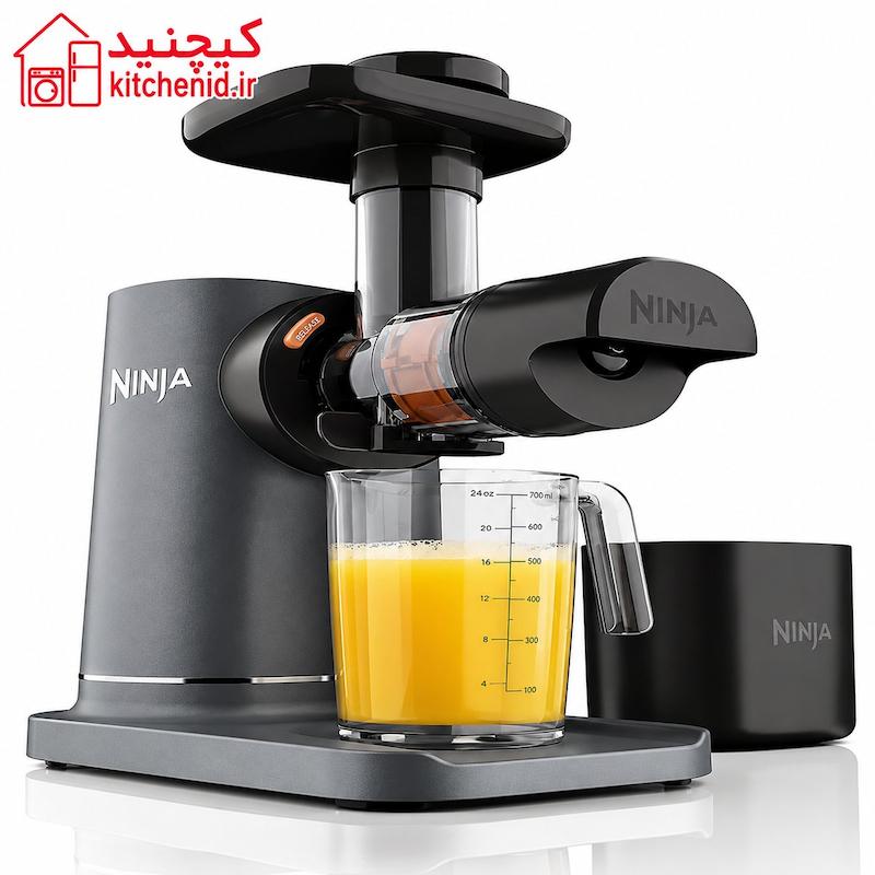 عصارهگیر نینجا مدل JC151 NeverClog با عصارهگیری سرد
