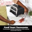 گریل و هواپز نینجا مدل DG551 Foodi Smart XL شش‌کاره با دماسنج هوشمند