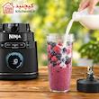 پایه موتور ۸۵۰ وات، سری گوشت‌کوب برقی استیل، سری همزن برقی، ظرف خردکن ۷۰۰ میلی‌لیتری، تیغه خردکن، درپوش پردازش خردکن، دو عدد پره همزن، یک عدد سری همزن بالونی، درپوش نگهداری و راهنمای دستور پخت