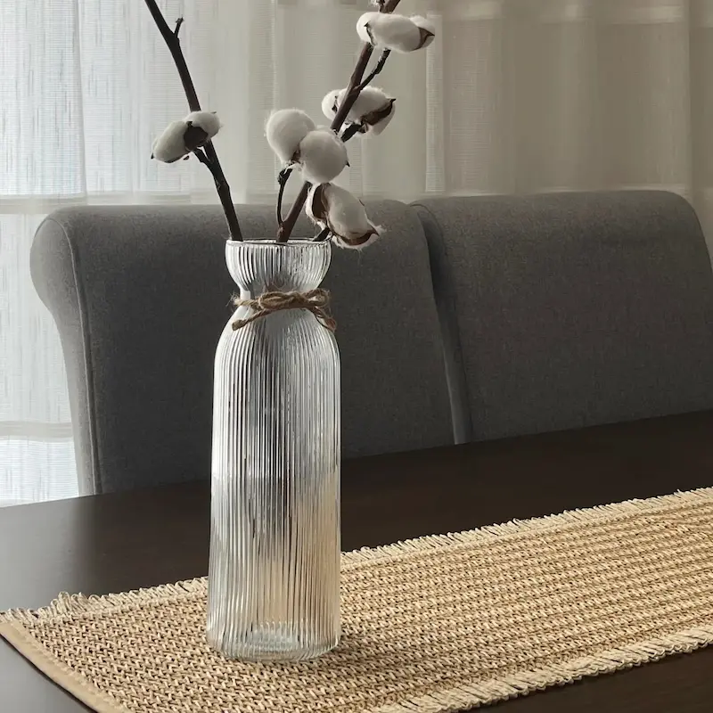 گلدان بلور طرح لاوان 