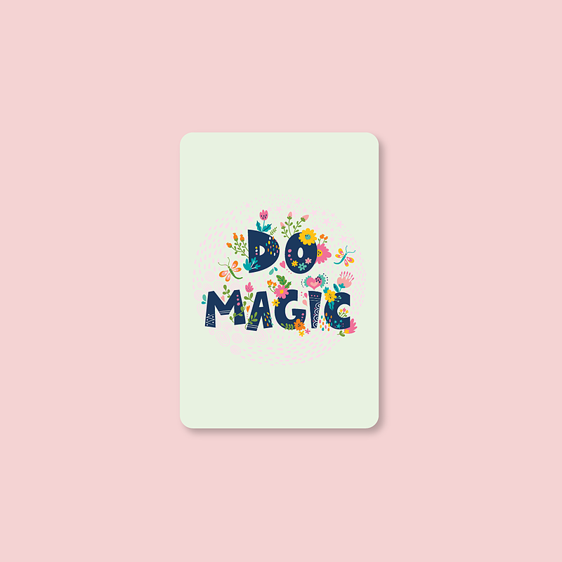 کارت پستال "Do Magic"