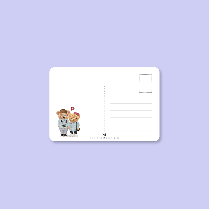 کارت پستال "Cute Couple"