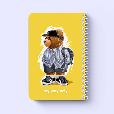 ست دفتر و یادداشت نقطه ای "Teddy 2"