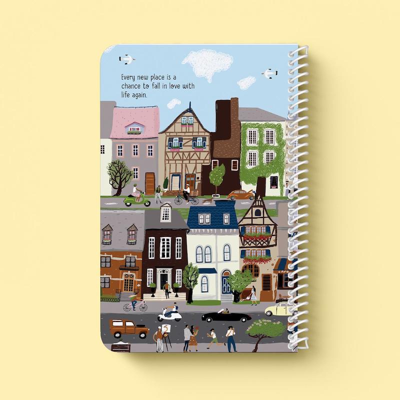 دفتر خط دار سیمی " ‌City "