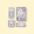 ست دفتر و یادداشت خط دار "Lavender"