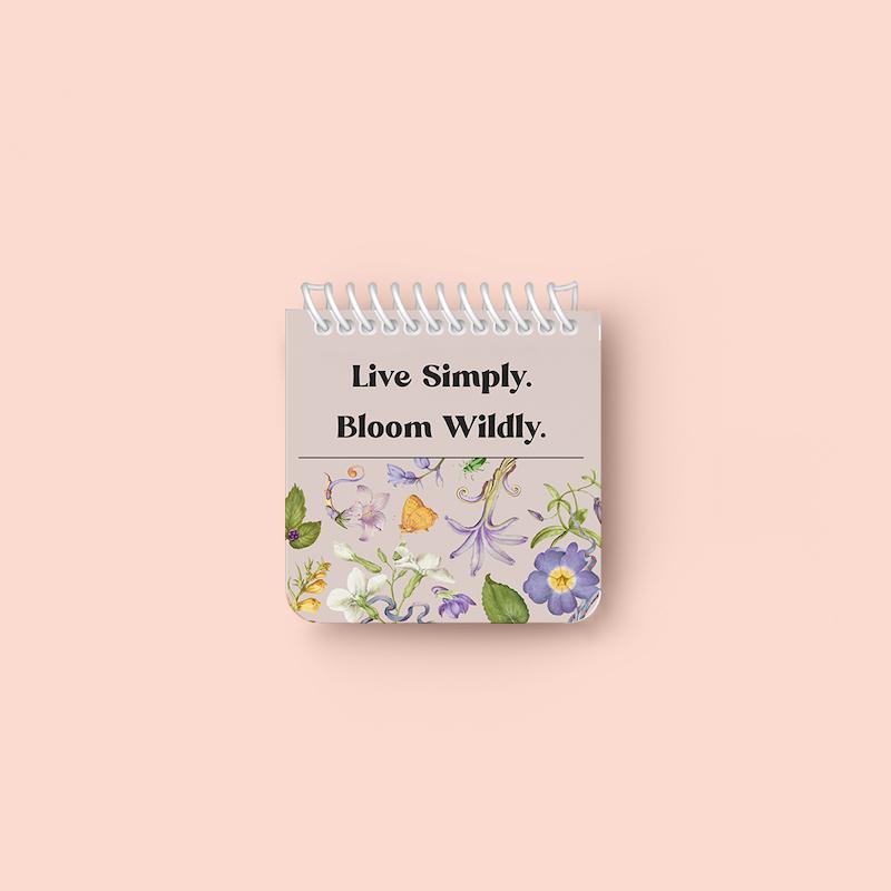 دفتر یادداشت مربعی " Bloom "