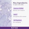 تونر تقویت‌ کننده و درخشان‌ کننده NAD+ و PDRN شماره ۹ نامبوزین
