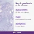 تونر تقویت‌ کننده و درخشان‌ کننده NAD+ و PDRN شماره ۹ نامبوزین