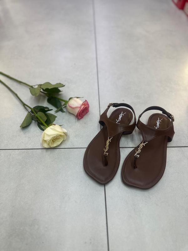 صندل زنانه برند شلو مدل انگشتی ysl