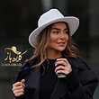 کلاه خاخامی سفید (شاپو لبه پهن)