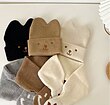 کلاه شال کراواتی طرح خرسی ،دنوزادی تا سه سال