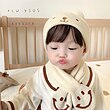 کلاه شال کراواتی طرح خرسی ،دنوزادی تا سه سال