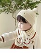 کلاه شال کراواتی طرح خرسی ،دنوزادی تا سه سال