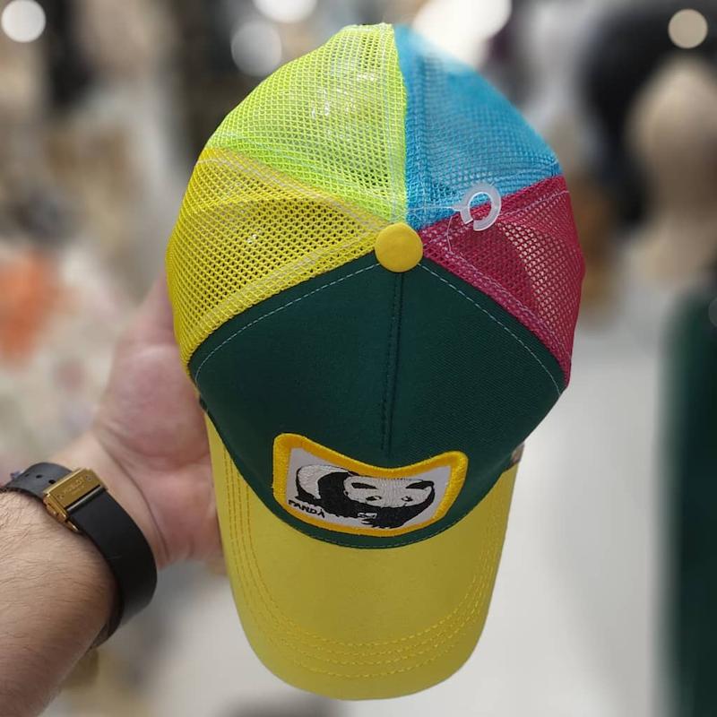 کلاه گورین اب رنگی ،بیسبالی پشت تور طرح پاندا