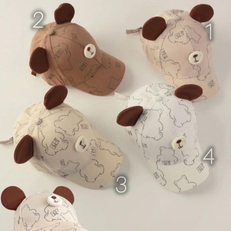 کلاه بیسبالی بچگانه گوشدار خرسی bear ،وارداتی