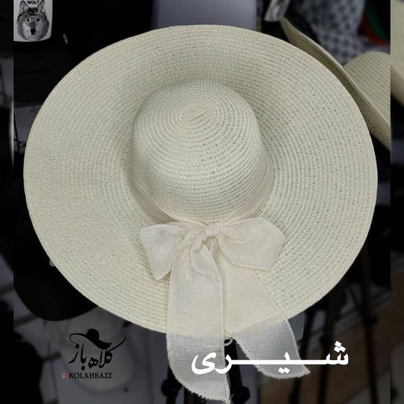 کلاه ساحلی ساده نیم متری ،حصیری .خوش استایل مناسب سفر و عکاسی