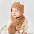 کلاه شال بوکله گوگولی دکمه دار زمستانی‌ نوزاد تا دوسال و نیم  ،،
