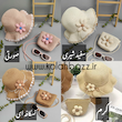 کلاه کیف  ست حصیری بچگانه طرح گل