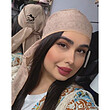 دورگ نخی کرم پارچه طرحدار