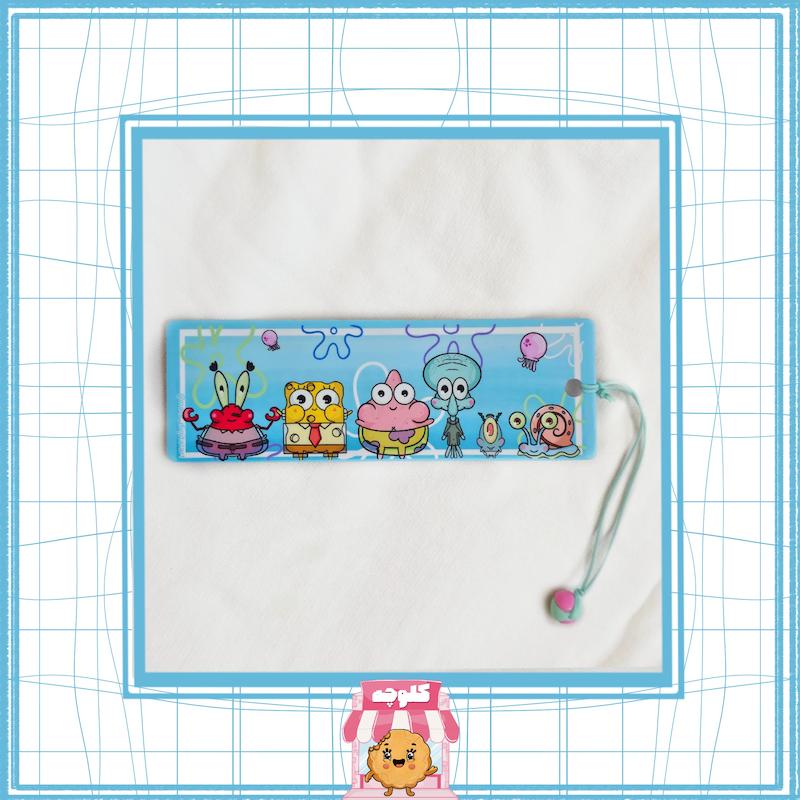 بوک مارک طرح باب اسفنجی 