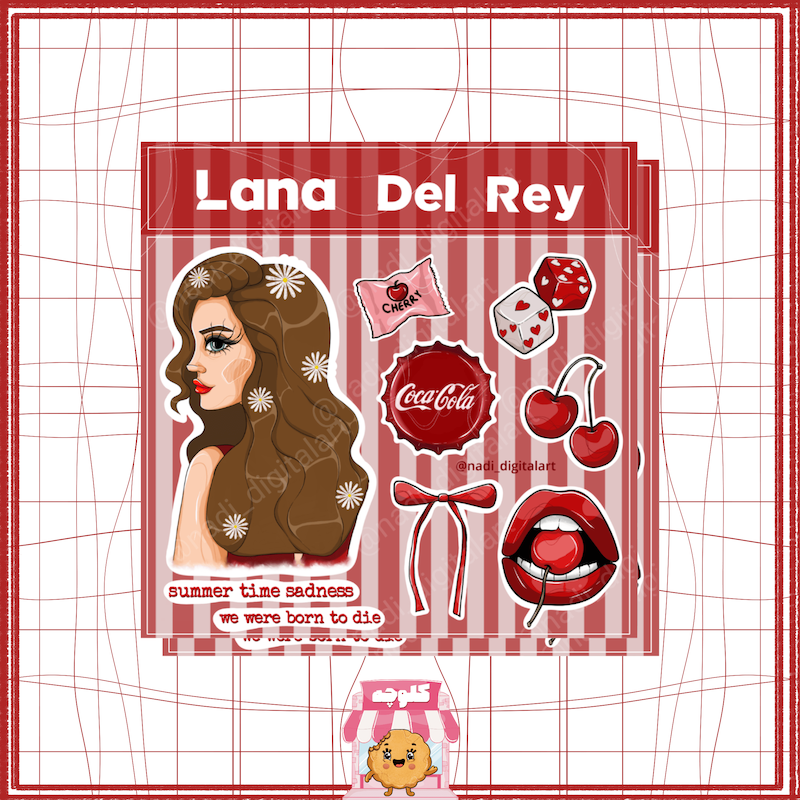 استیکر لانا دل ری (Lana Del Rey)
