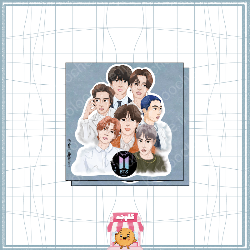 استیکر BTS (کوچک)