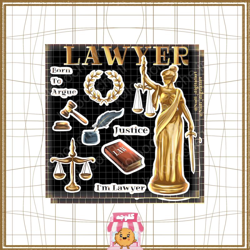 استیکر وکیل