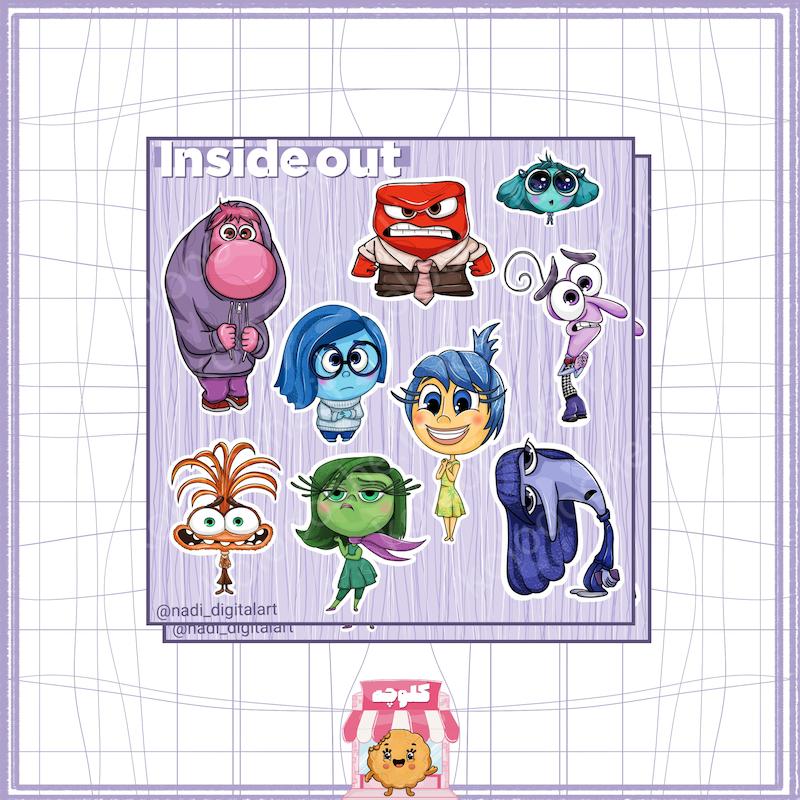 استیکر inside out 