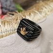  انگشتر مردانه استیل طرح تاج کد GL253