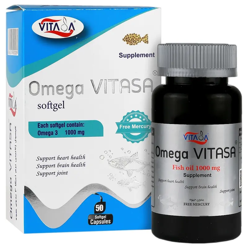 امگا 3 بدون جیوه 1000 میلی گرم ویتاسا