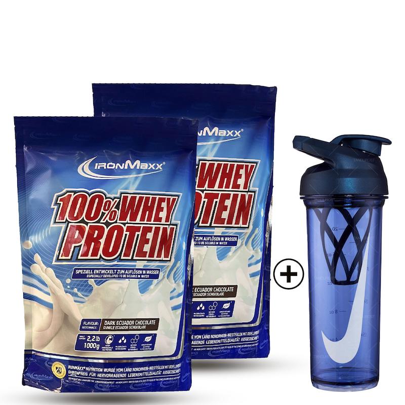 پک جایزه دار پروتئین وی 100 آیرون مکس 1000گرمی دو عددی و تکی 