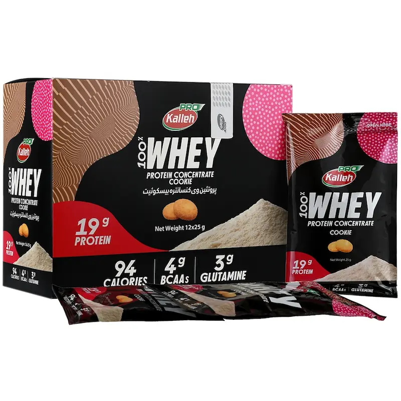 ساشه پروتئین وی کاله پرو 12 عدد | Kalleh Pro Whey Protein Cocentrate 12 Sachets