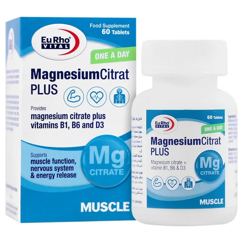 منیزیم سیترات پلاس يوروويتال 