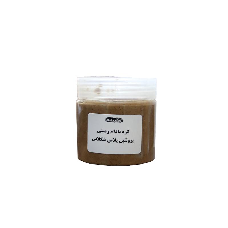 کره بادام زمینی پروتین پلاس شکلاتی 250گرم